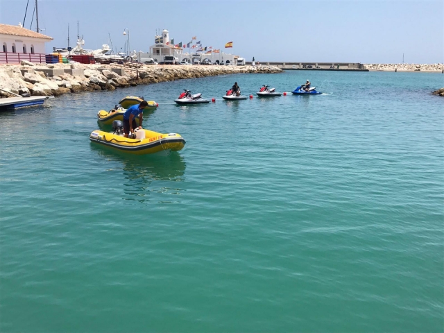 Getting on the boat 