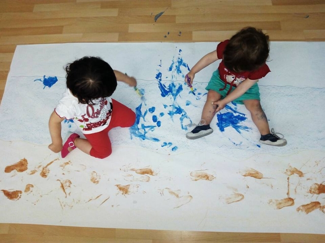 Pintando