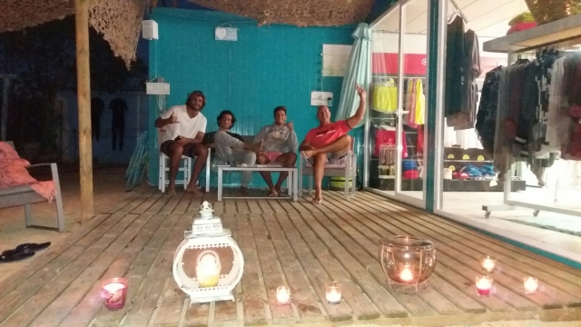  Participate in the surf camps 