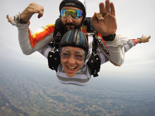 Caída libre desde el avión