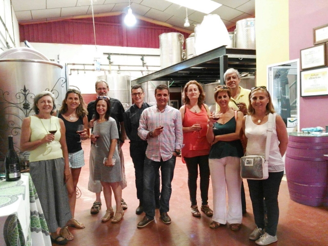 Visita a la bodega