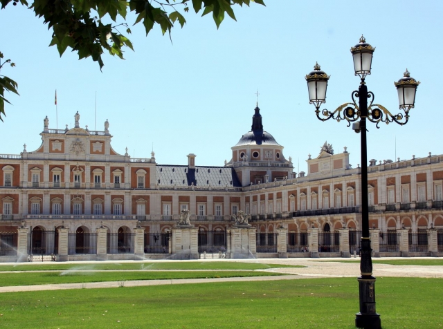 En el Palacio de Aranjuez