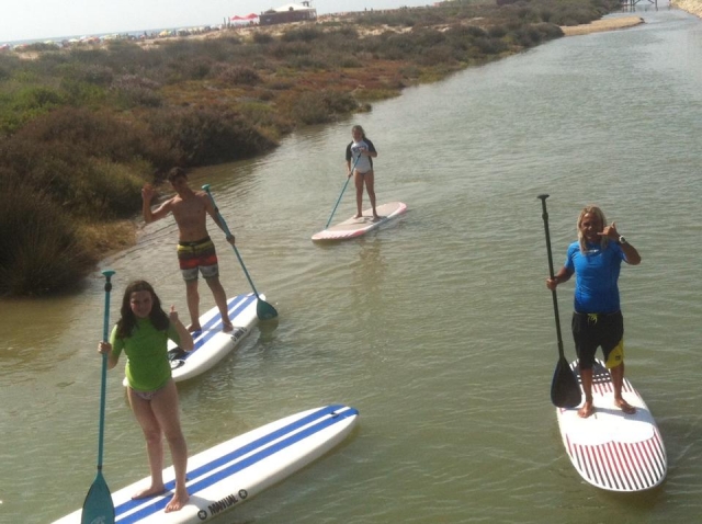  Sup traversée le long de la berge
