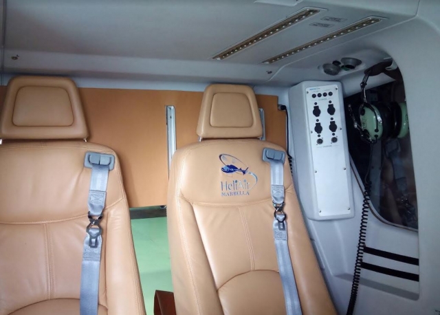  Sitzplätze im Hubschrauber 