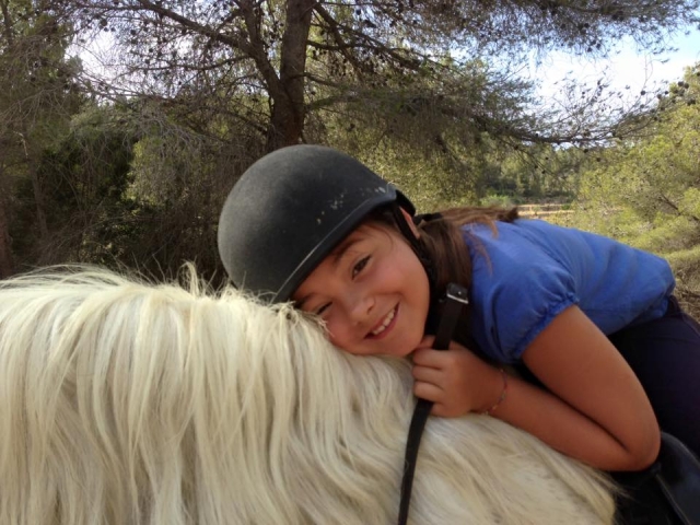 Equino terapia con niños 