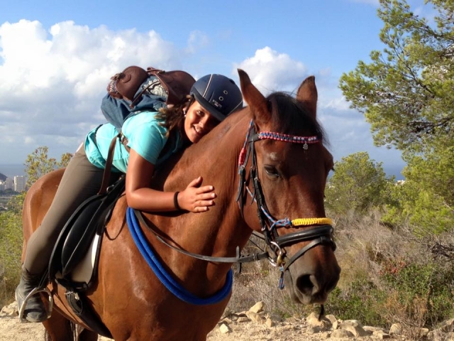 De ruta con el caballo