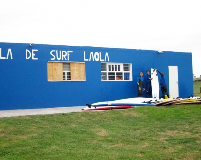 Instalaciones de la escuela de surf