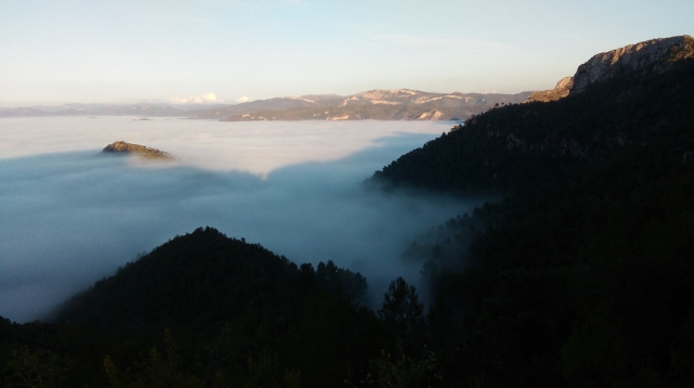  Fog between the peaks 