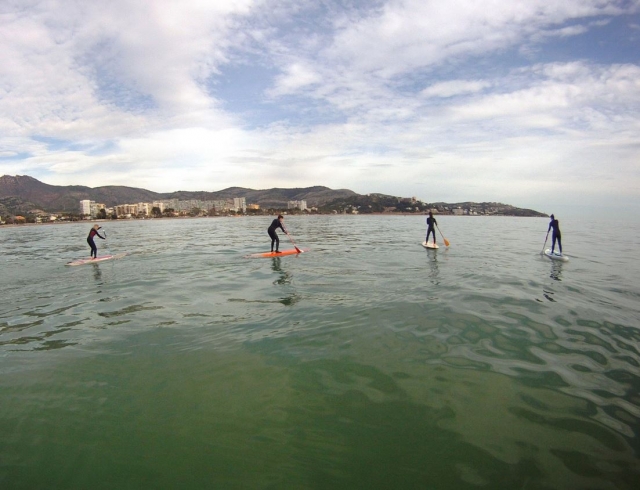 Excursion en grupo de paddle surf