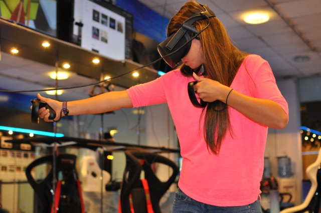 Chica durante la partida