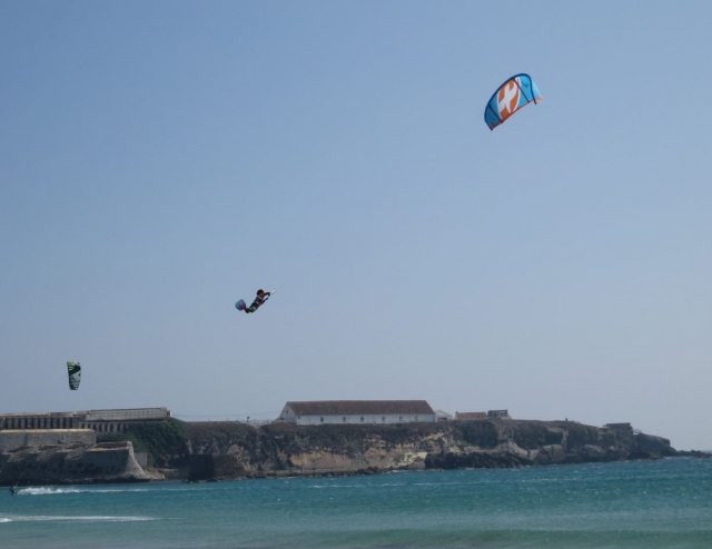 Volando con la cometa de kite