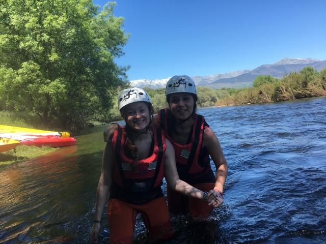  Kayaking in summer