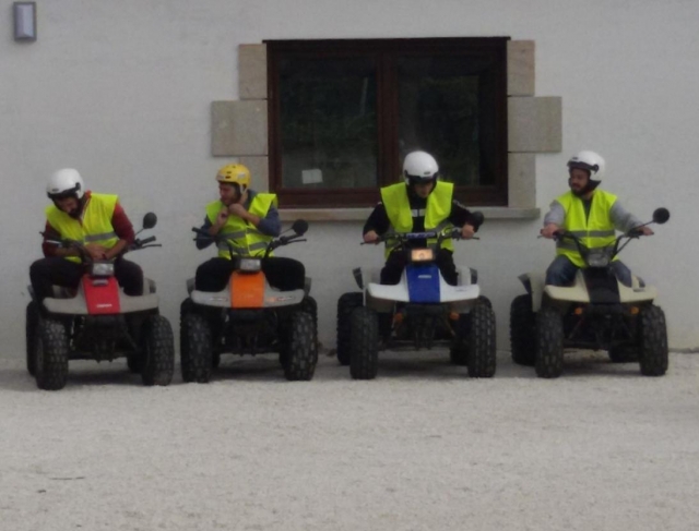  Prepared to start the quads 