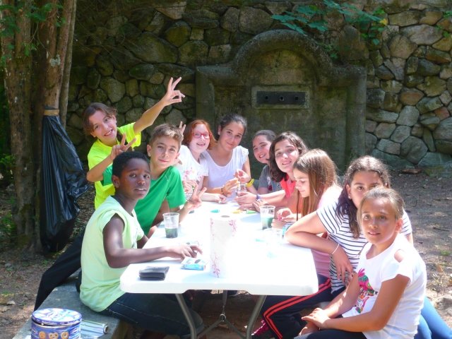 Schüler im Englisch-Camp 