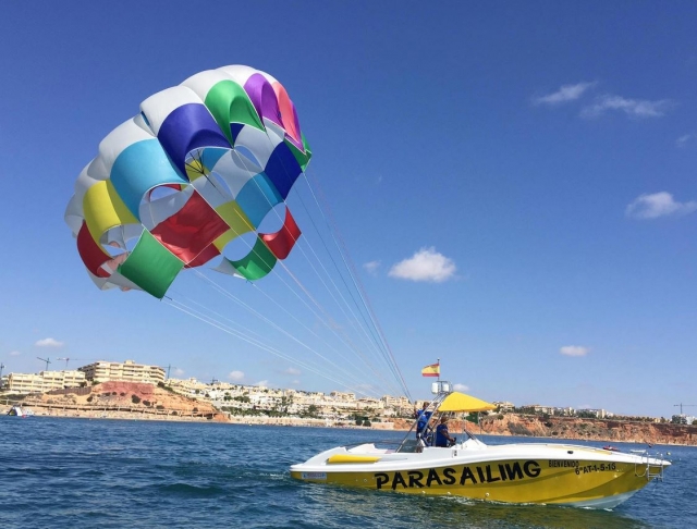 Lancha para parascending