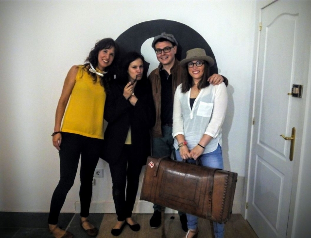 Jugadores con maleta