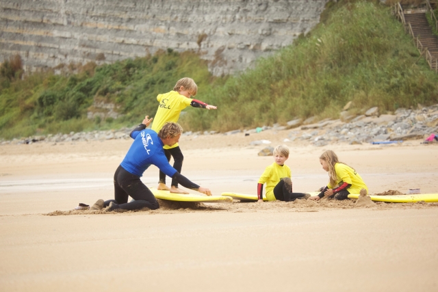 Clases fuera del agua