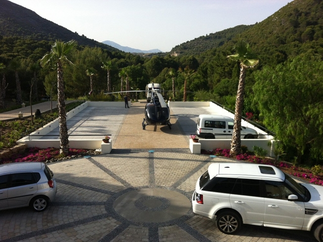 El helipuerto