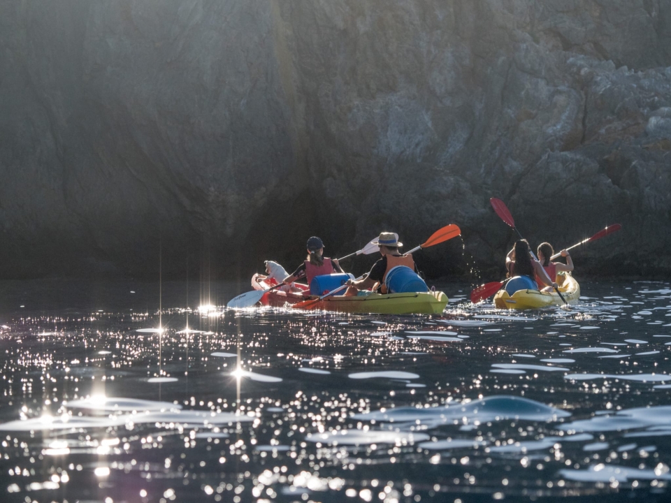 Ruta en kayaks