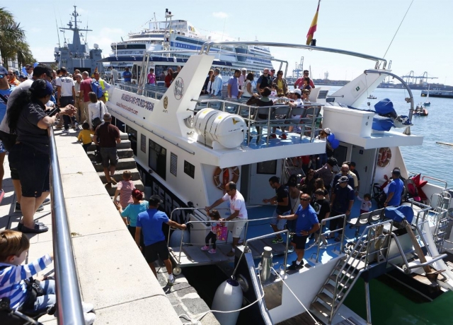 Desembarcando del ferry