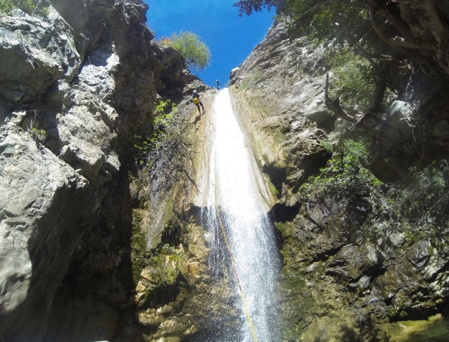  Rappel à Malaga de plusieurs mètres 