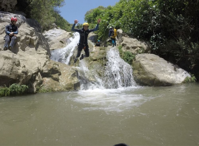  Sauter dans le ravin de Zarzalones 