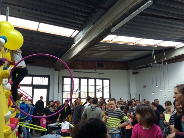 Actividad infantil en el rocodromo