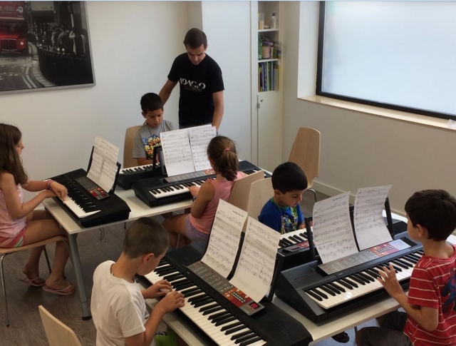 Ensayando con los teclados