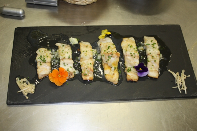 Plato de pizarra