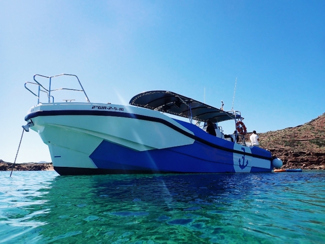  Boat routes in Menorca 