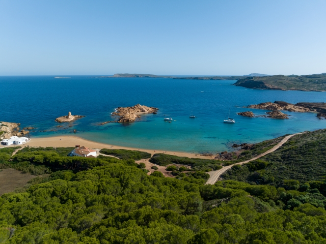 Cala Pregonda, parada para bañarnos
