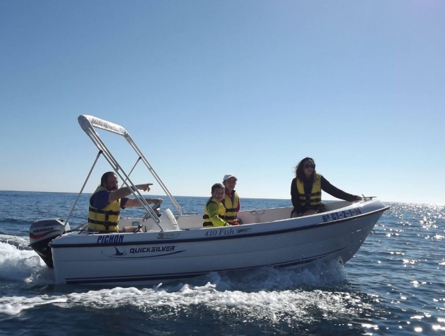 Dia familiar en barco