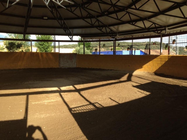  Covered equestrian arena 