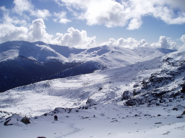  In the distance in the Sierra de Guadarrama 