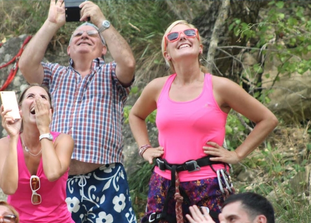 Mirando el salto
