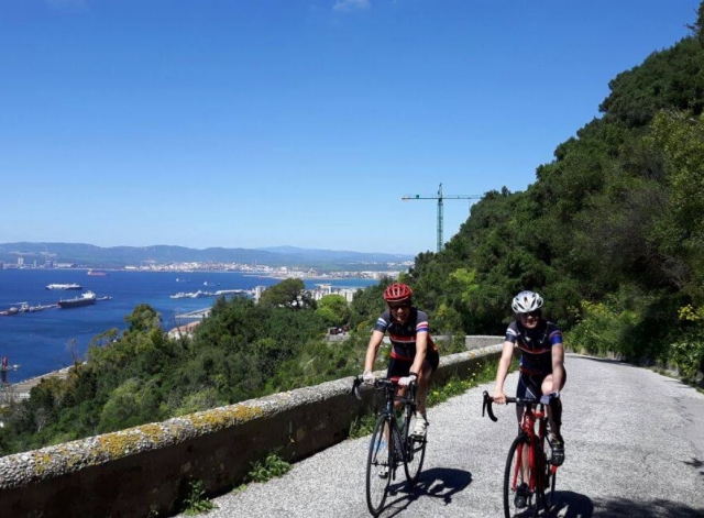 Salida en bici junto al mar