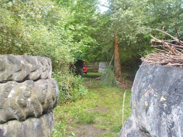  Red team hidden in the background 