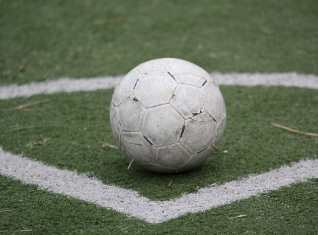 Balon sobre el cesped