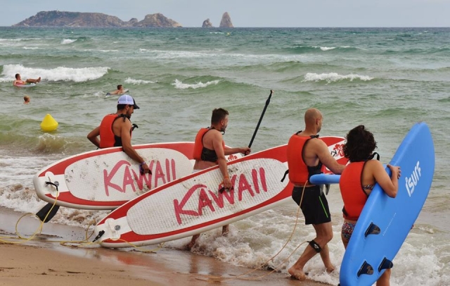 Aprendiendo Paddle Surf