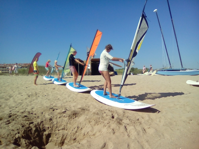 Aprendiendo a controlar la vela