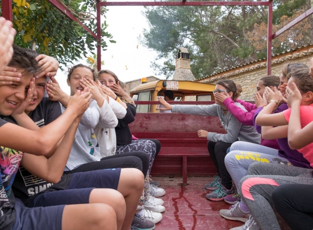 Viajando en la camioneta