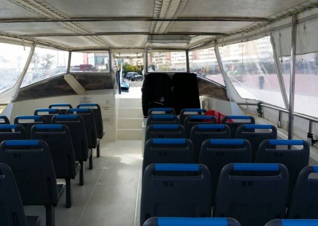 Plazas interiores del barco