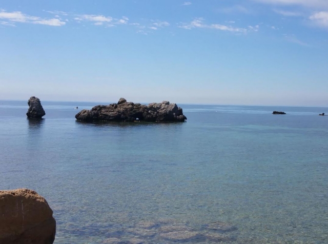 Vistas en el trayecto hacia Tabarca