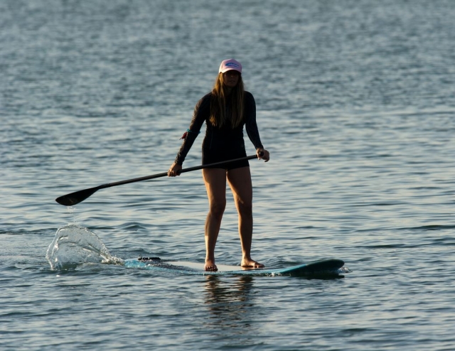  Girl on a sup board 