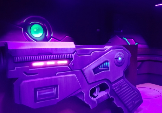 Decoracion laser tag
