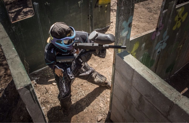  Player in action 
