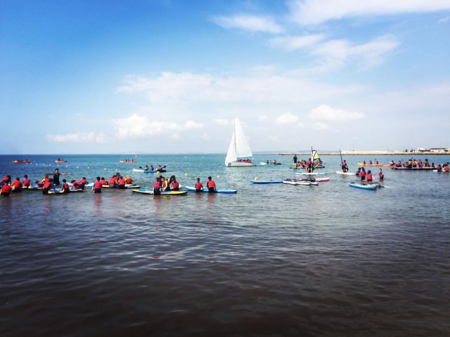 Saliendo de excursion en tablas de sup