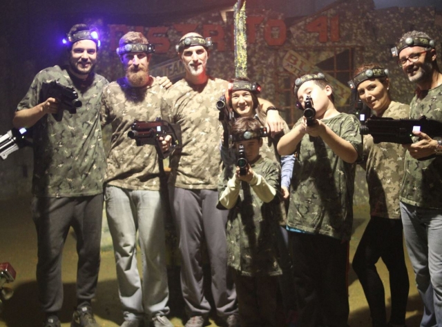  Family laser tag day 