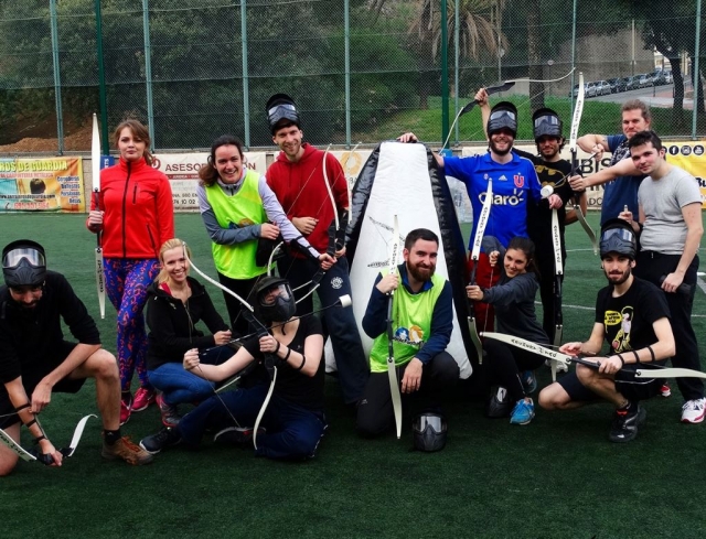  Jogadores no jogo de tiro com arco 