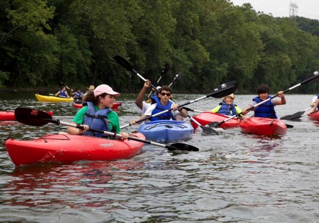 Ruta organizada en kayak